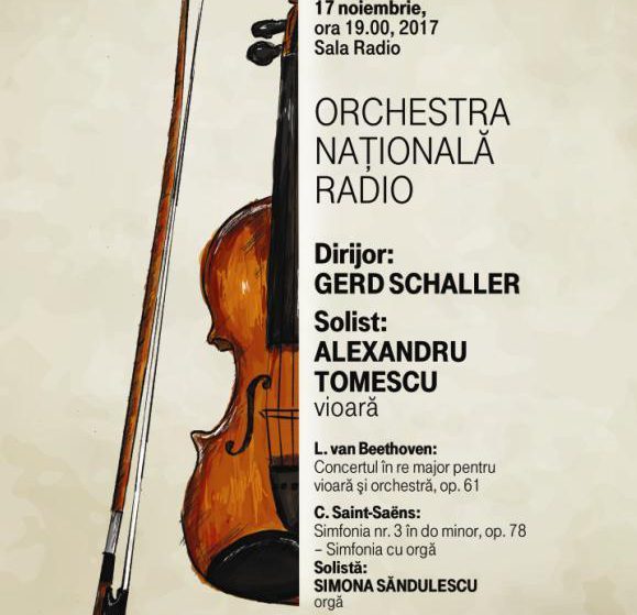 Alexandru Tomescu cântă alături de Orchestra Naţională Radio