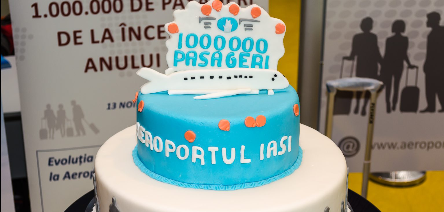 Aeroportul Iași a depășit, în premieră, cifra de 1 milion de pasageri pentru acest an