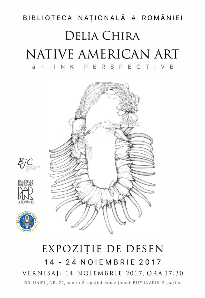 București, marţi 14 noiembrie 2017 (ora 17:30): „Native American Art: an Ink Perspective”…