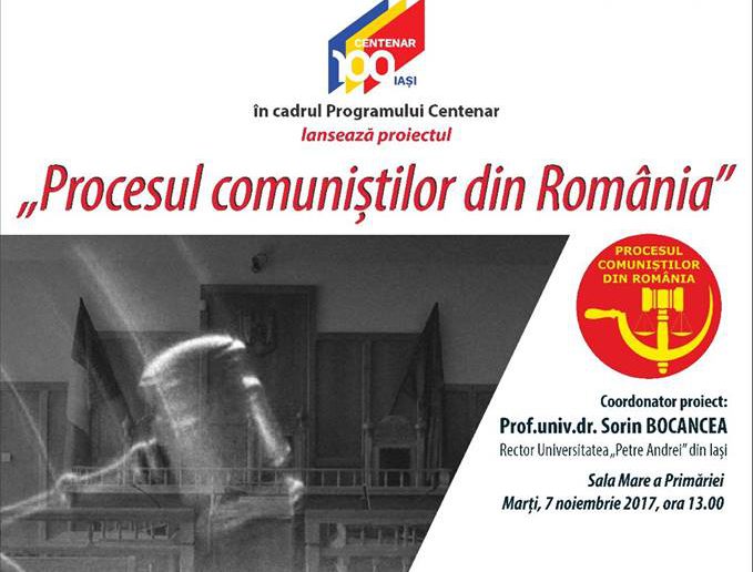 La Iaşi fost lansat site-ul proiectului „Procesul comuniștilor din România”