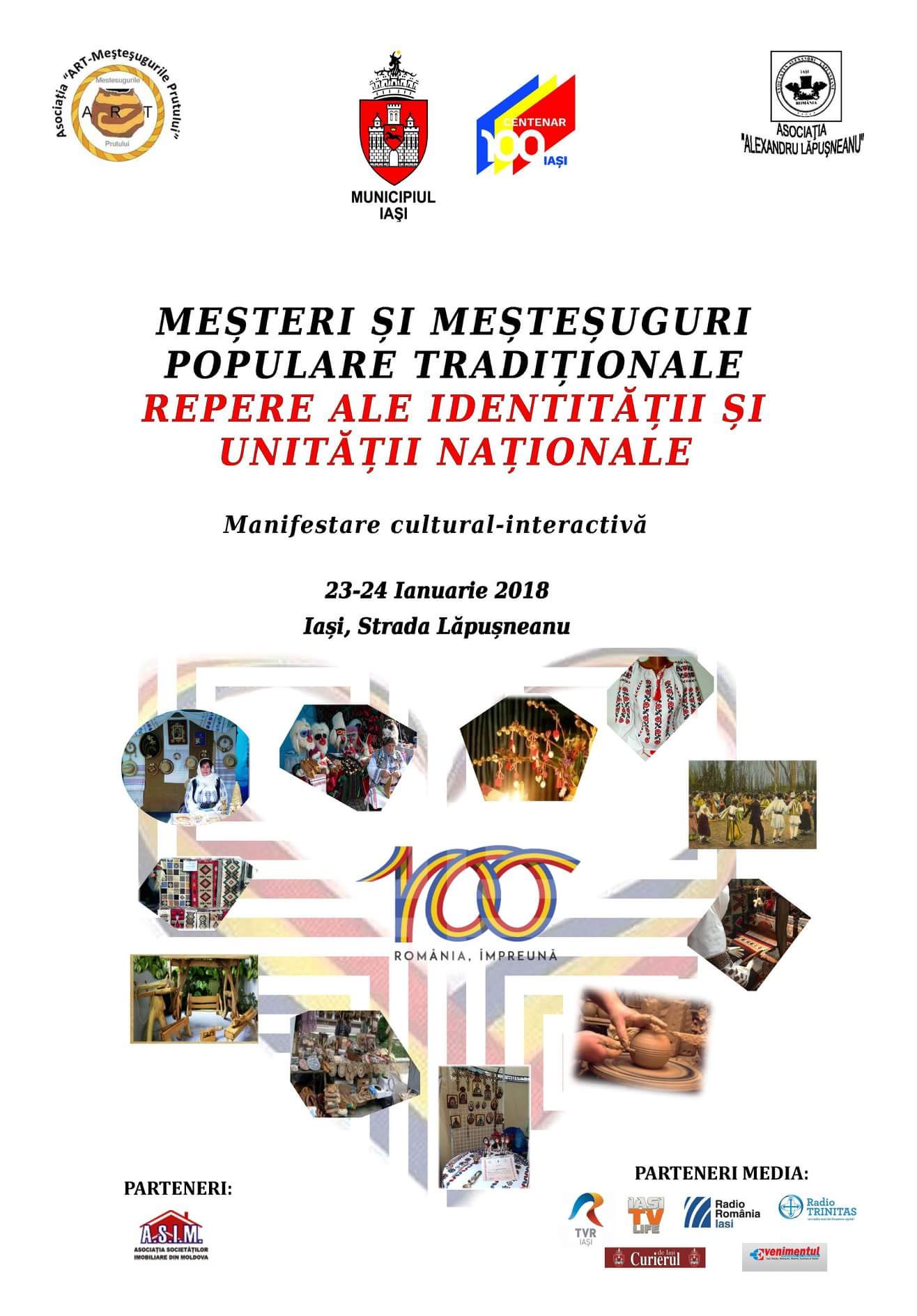 Meșteri si meșteșuguri populare tradiționale – repere ale identității și unității naționale