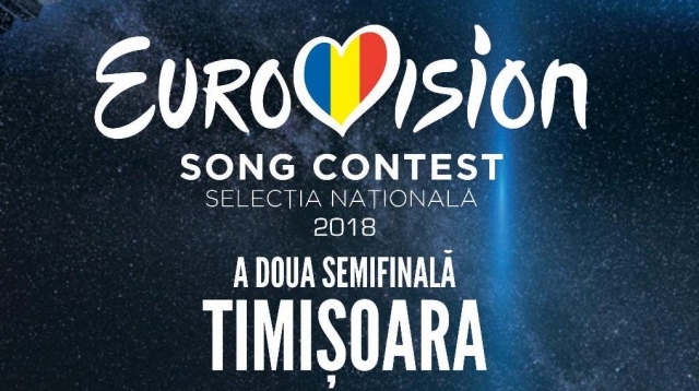 A doua semifinală a Eurovision România, astăzi, la Timişoara