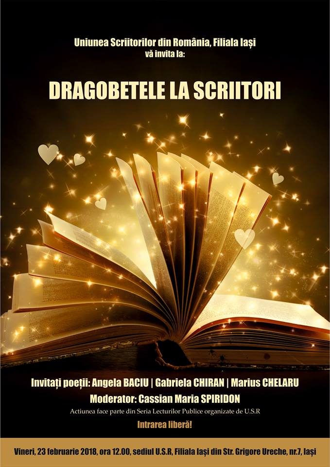 Uniunea Scriitorilor din România – Filiala Iași – DRAGOBETELE LA SCRIITORI