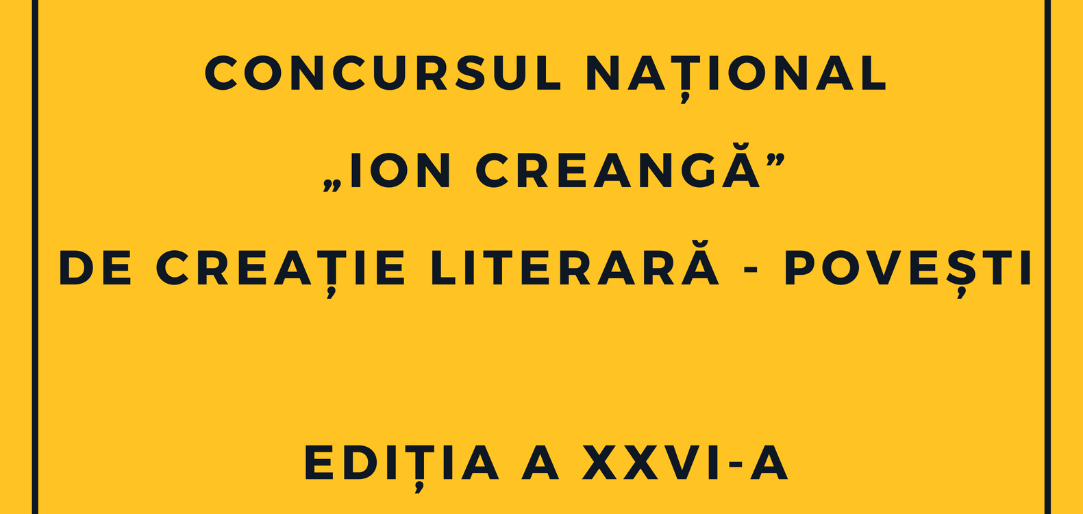 Iaşi: Concursul Național „Ion Creangă” de creație literară – POVEȘTI