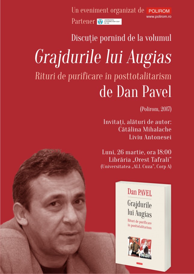 Iaşi: „Grajdurile lui Augias” , de Dan Pavel