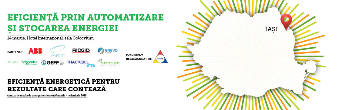 IAŞI: Eficiență prin automatizare și stocarea energiei – eveniment dedicat Eficienţei Energetice