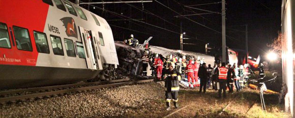 Austria: 40 de persoane au fost rănite uşor într-un accident feroviar în gara din Salzburg