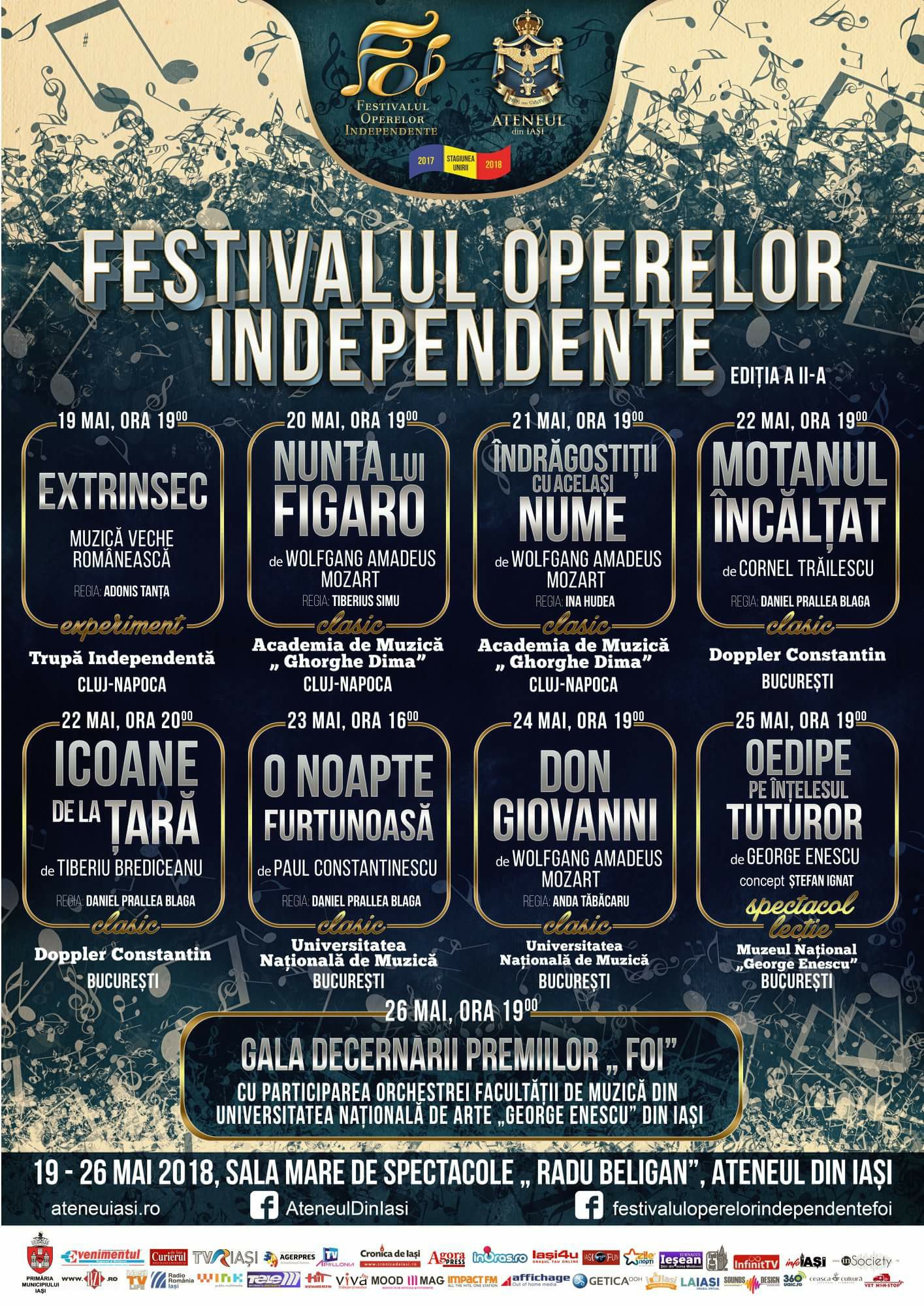 IAŞI: Festivalul Operelor Independente, ediţia a 2-a (19 – 26 mai)