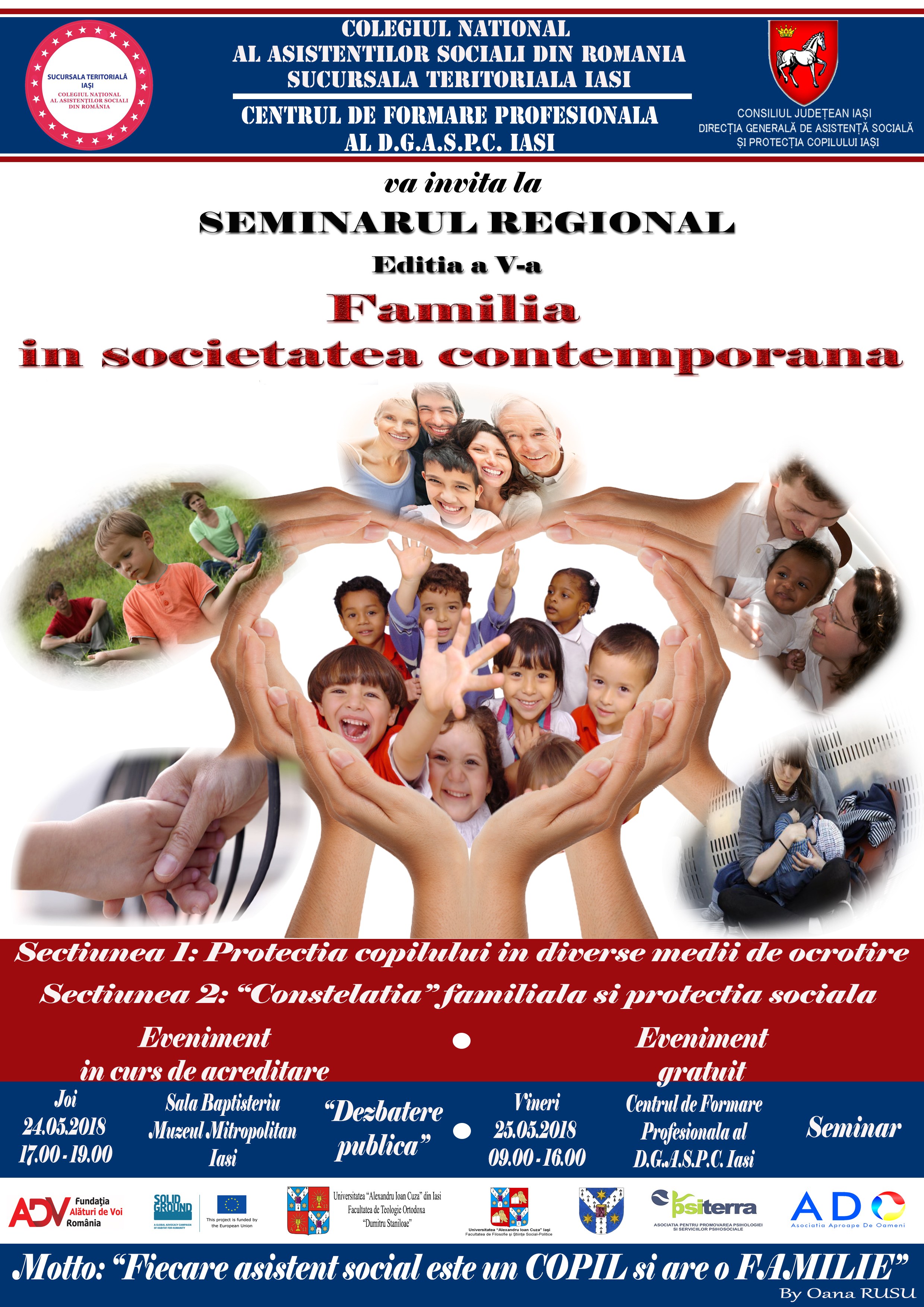 Iași- SEMINARUL REGIONAL „FAMILIA ÎN SOCIETATEA CONTEMPORANĂ”, EDIȚIA a V-a