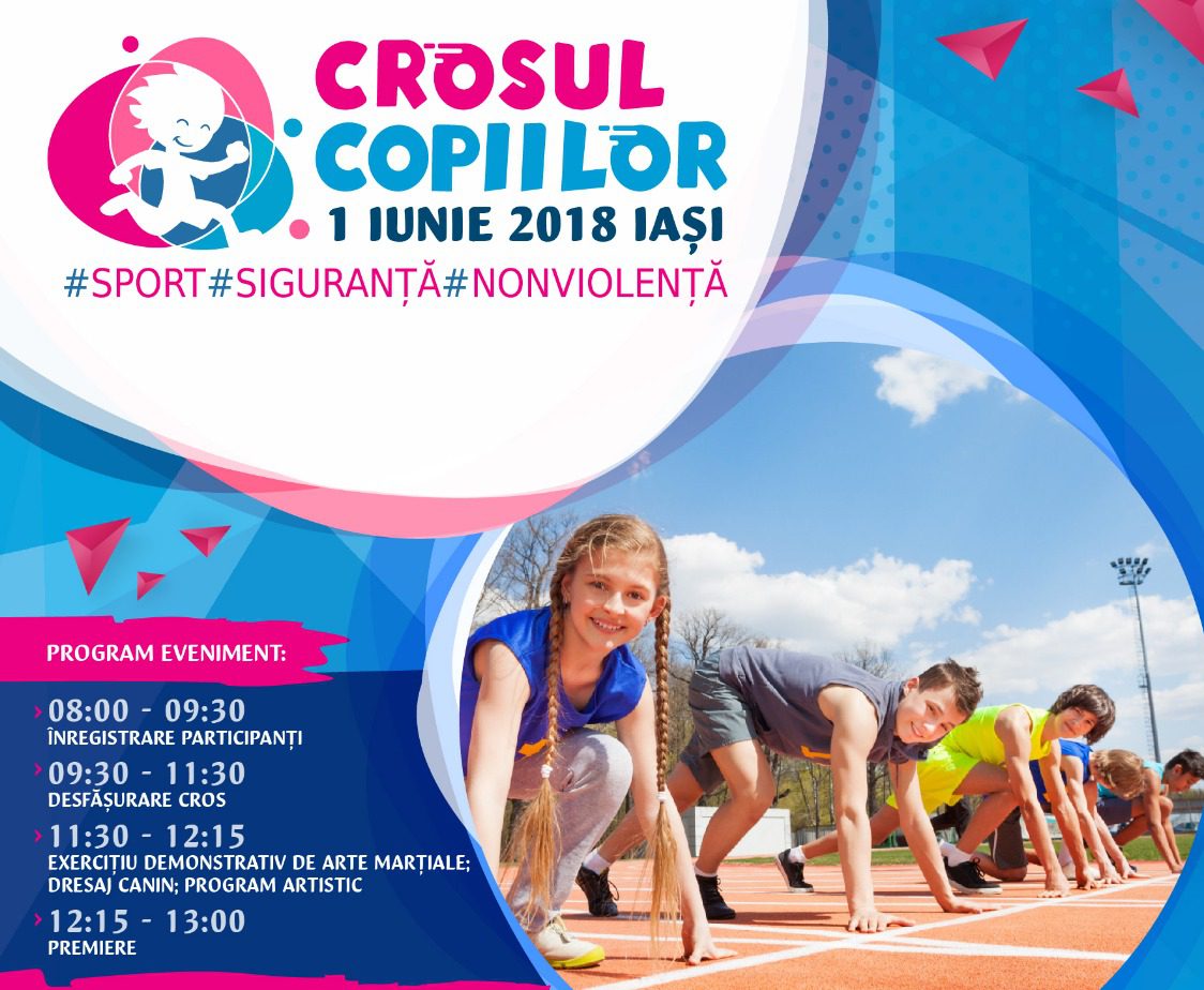 Iași- Ziua Internațională a Copilului celebrată prin sport