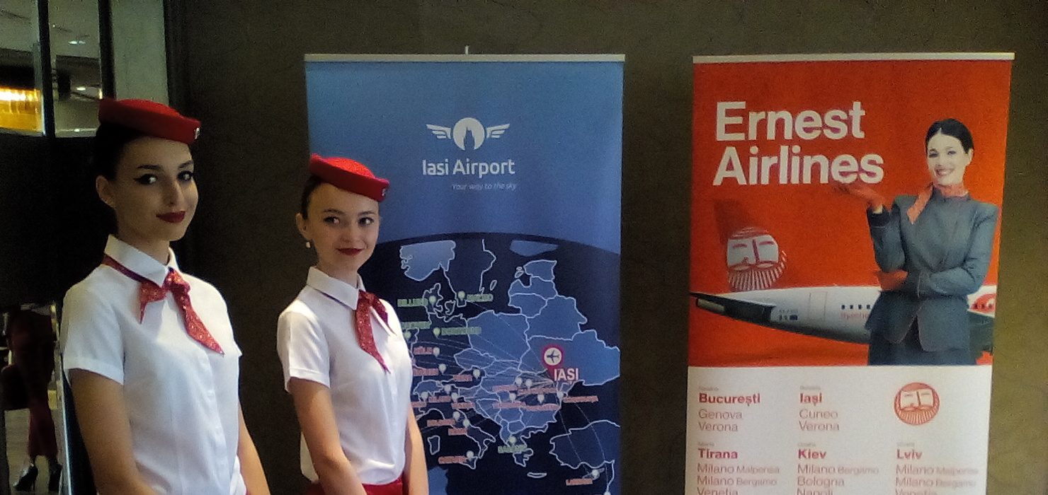 (FOTO) O nouă companie aeronautică va opera de pe Aeroportul Iaşi