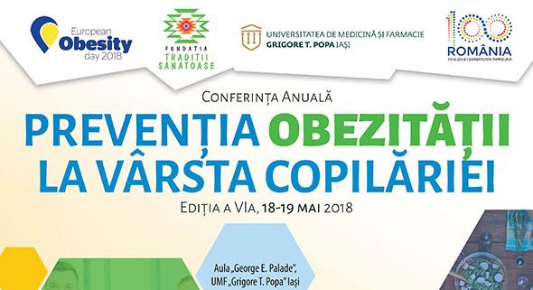 IAŞI: “Prevenţia obezităţii la vârsta copilăriei – Tradițiile sănătoase în prevenția obezității” (18 – 19 mai)