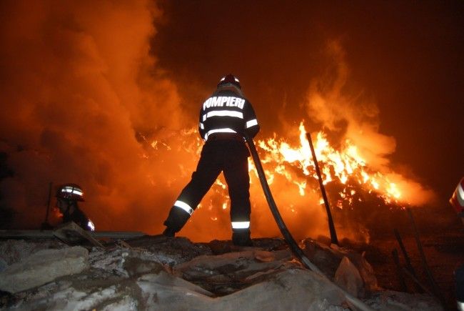 Suceava: Incendiu în localitatea Slobozia