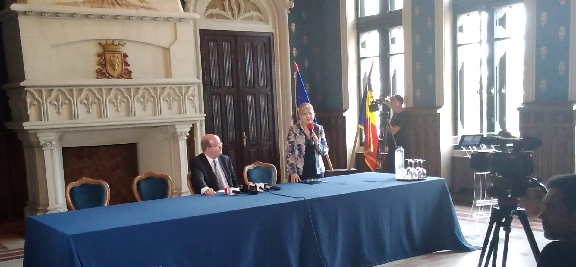 (FOTO/AUDIO) Iaşi: Ambasadorul britanic la Bucureşti, Paul Brumell, a facut declaraţii cu privire la relaţiile bilaterale româno-britanice