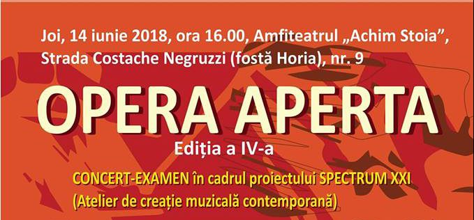 OPERA APERTA (SPECTRUM XXI – Atelier de creaţie muzicală contemporană)