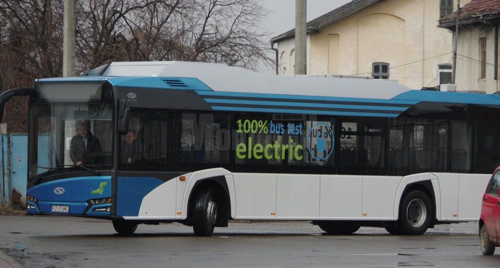 Parcul de transport local din Suceava va fi dotat cu 55 de autobuze electrice