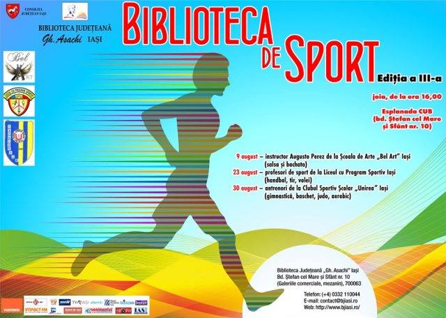 Iaşi: Biblioteca de sport, ediţia a III-a