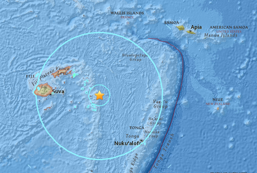 Cutremur cu magnitudine peste 8 în Pacific