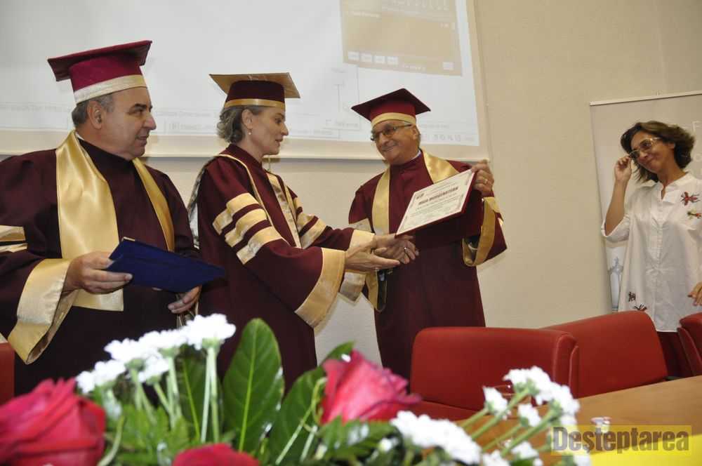 Bacău: Maia Morgenstern a primit titlul de ‘Doctor Honoris Causa’ al Universităţii ‘George Bacovia’