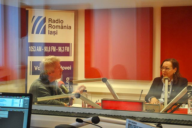 (Video-Foto) Éric Vuillard, laureatul Premiului Goncourt 2017, interviu pentru Radio Iași la 1 octombrie