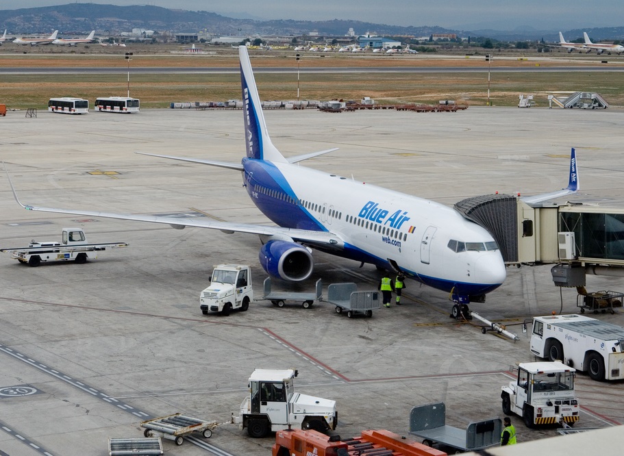 Blue Air anulează 64 de zboruri România – Italia şi România – Cipru