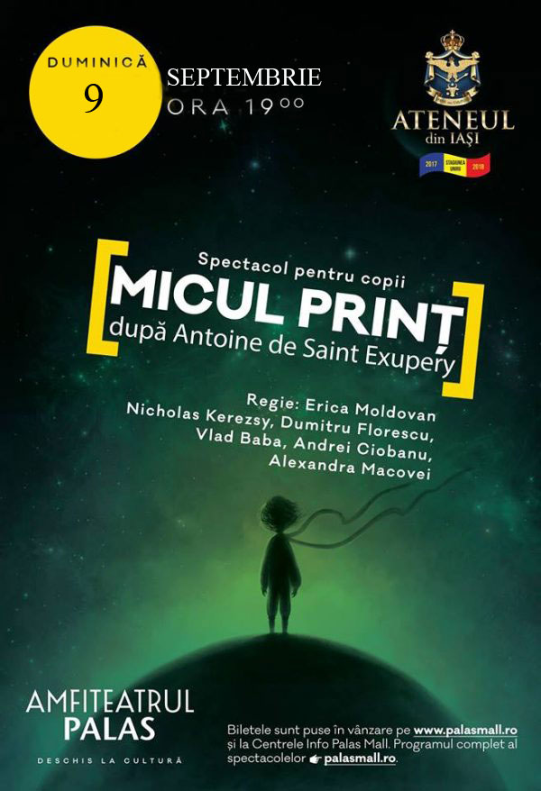 IAŞI: Spectacol pentru copii „Micul Prinț”