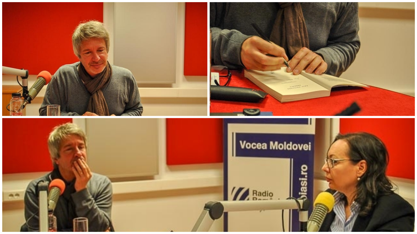 (EXCLUSIV) Laureatul Premiului Goncourt, Eric Vuillard, prezent în studioul Radio Iaşi