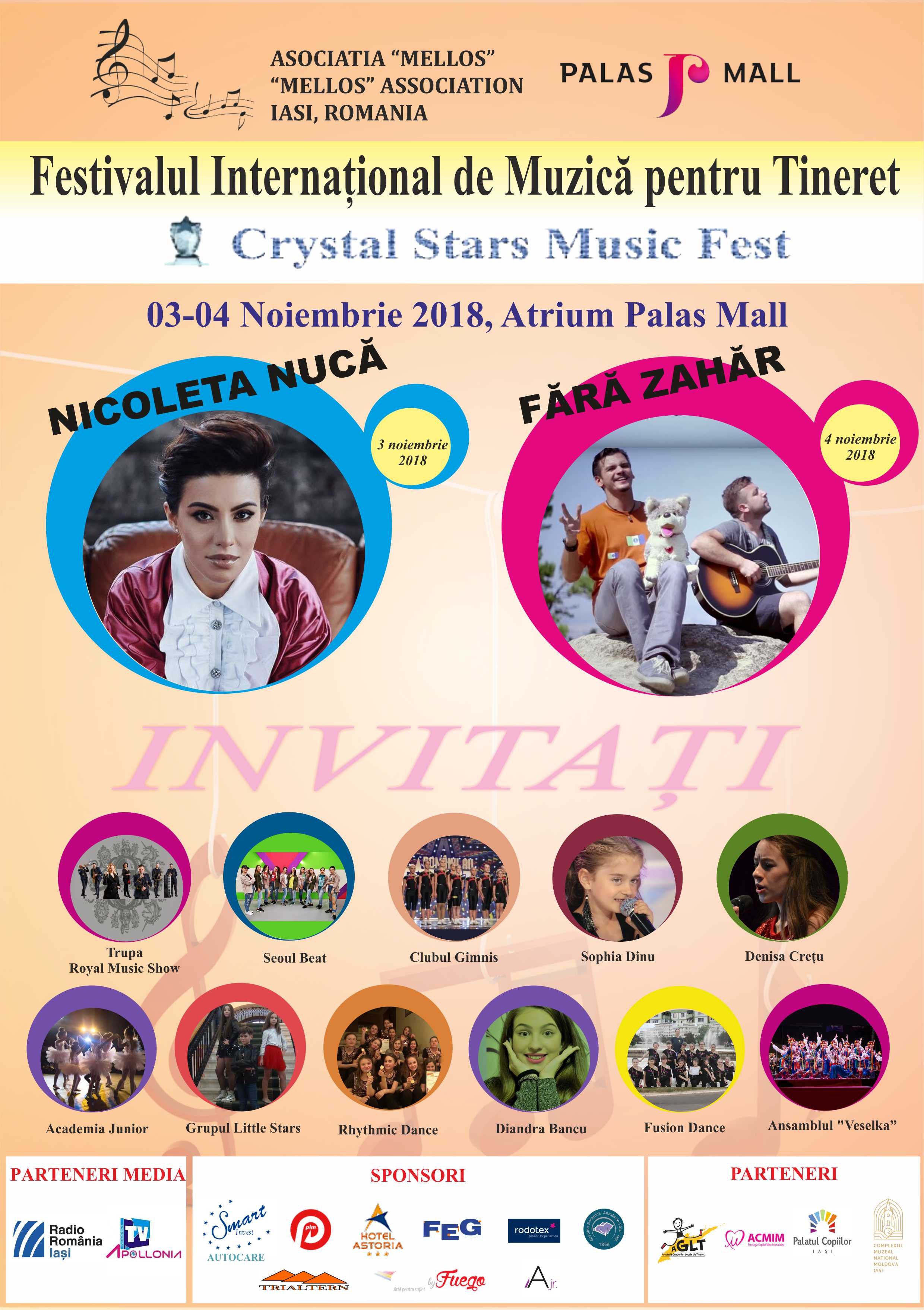 Festivalul Internaţional pentru tineret „Crystal Stars Music Fest”, ediția a VII-a