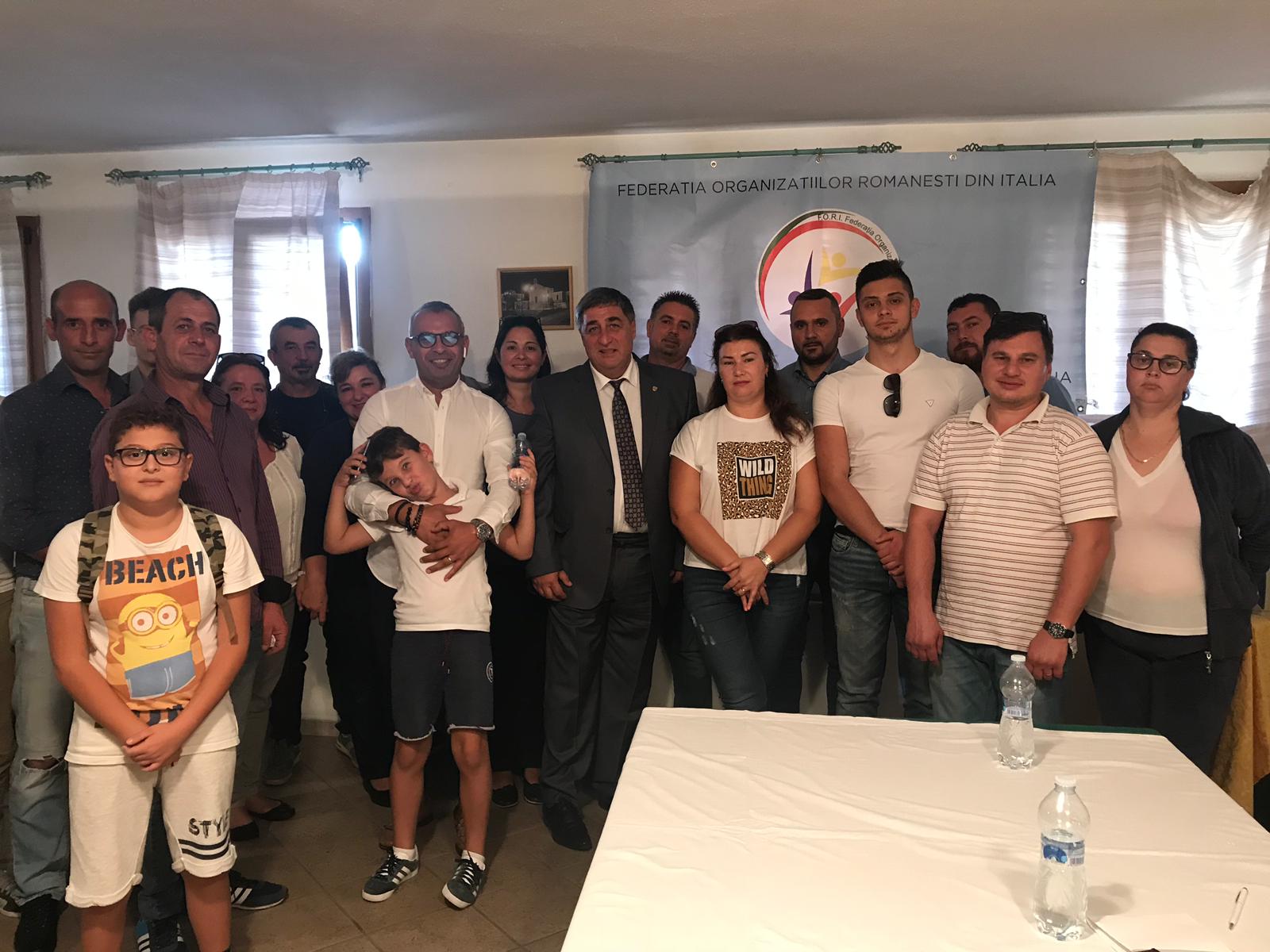 Întrevederea vicepreşedintelui Comisiei pentru comunităţile de români din afara ţării cu reprezentanţi ai comunităţilor de români din Sardinia/Republica Italiană