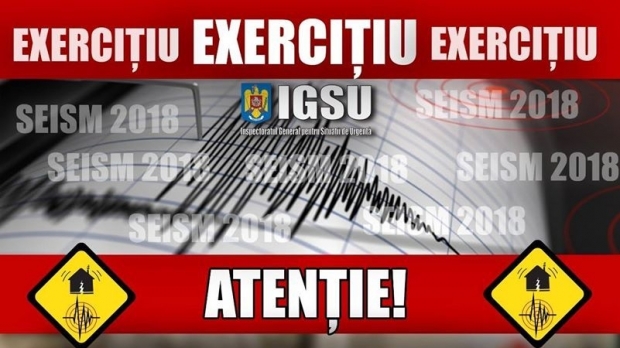 Exerciţiul naţional „Seism 2018” va continua până în 17 octombrie