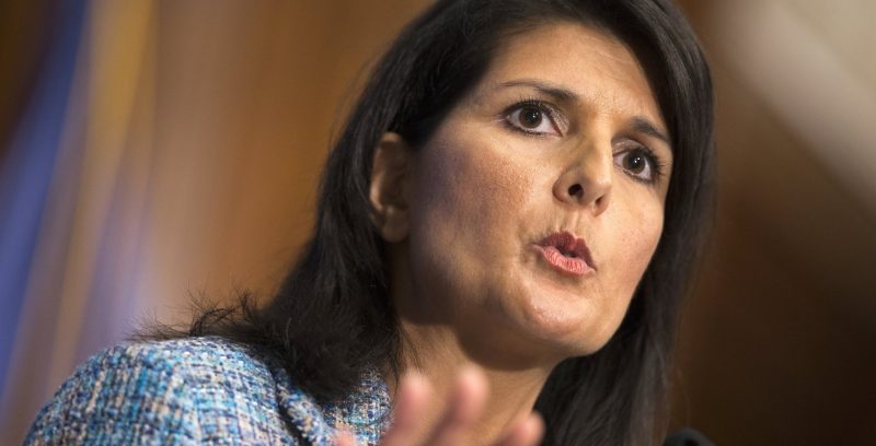 Ambasadoarea SUA la ONU, Nikki Haley, şi-a prezentat demisia