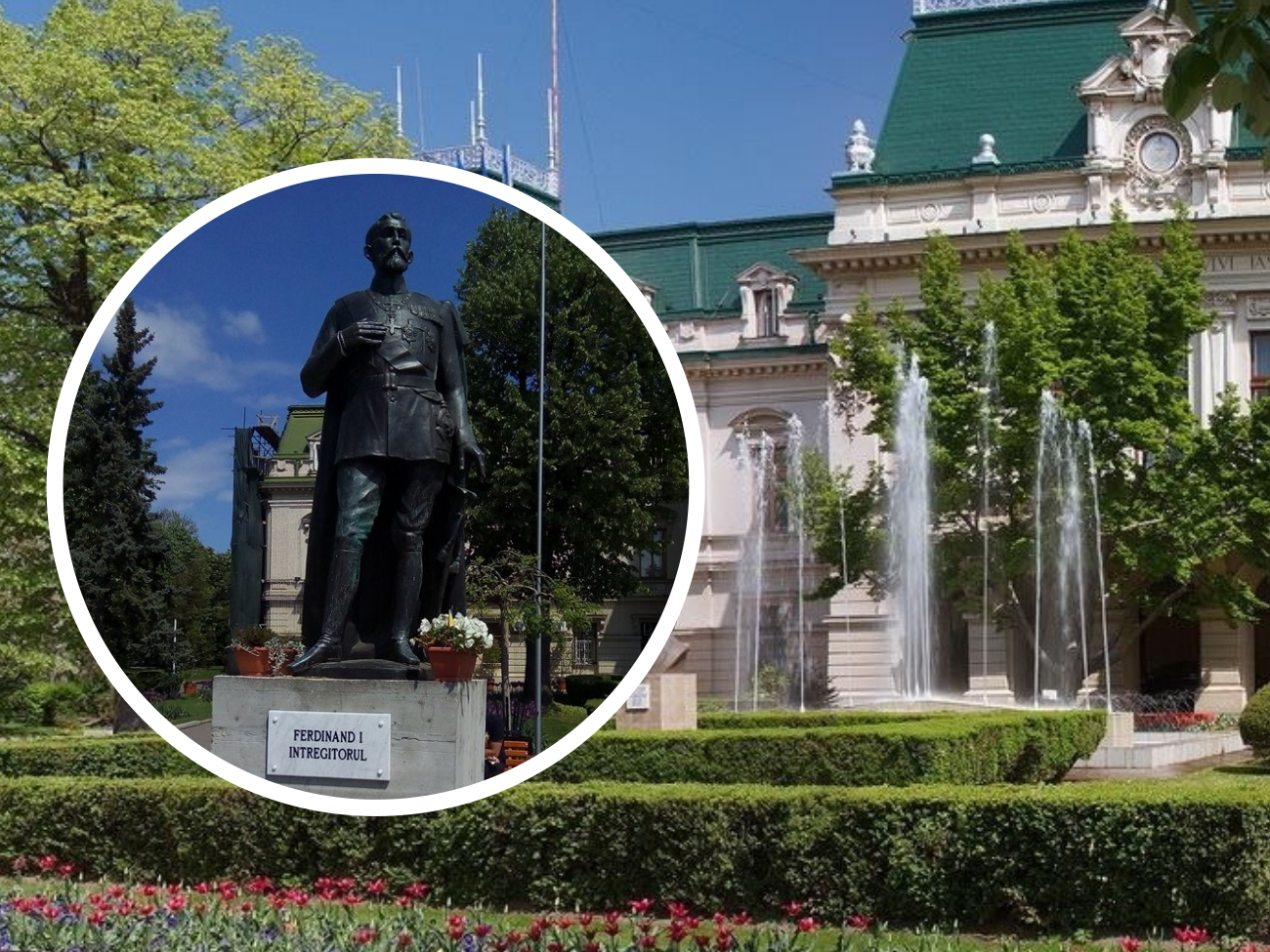 Noul amplasament monumental dedicat regelui Ferdinand I Întregitorul