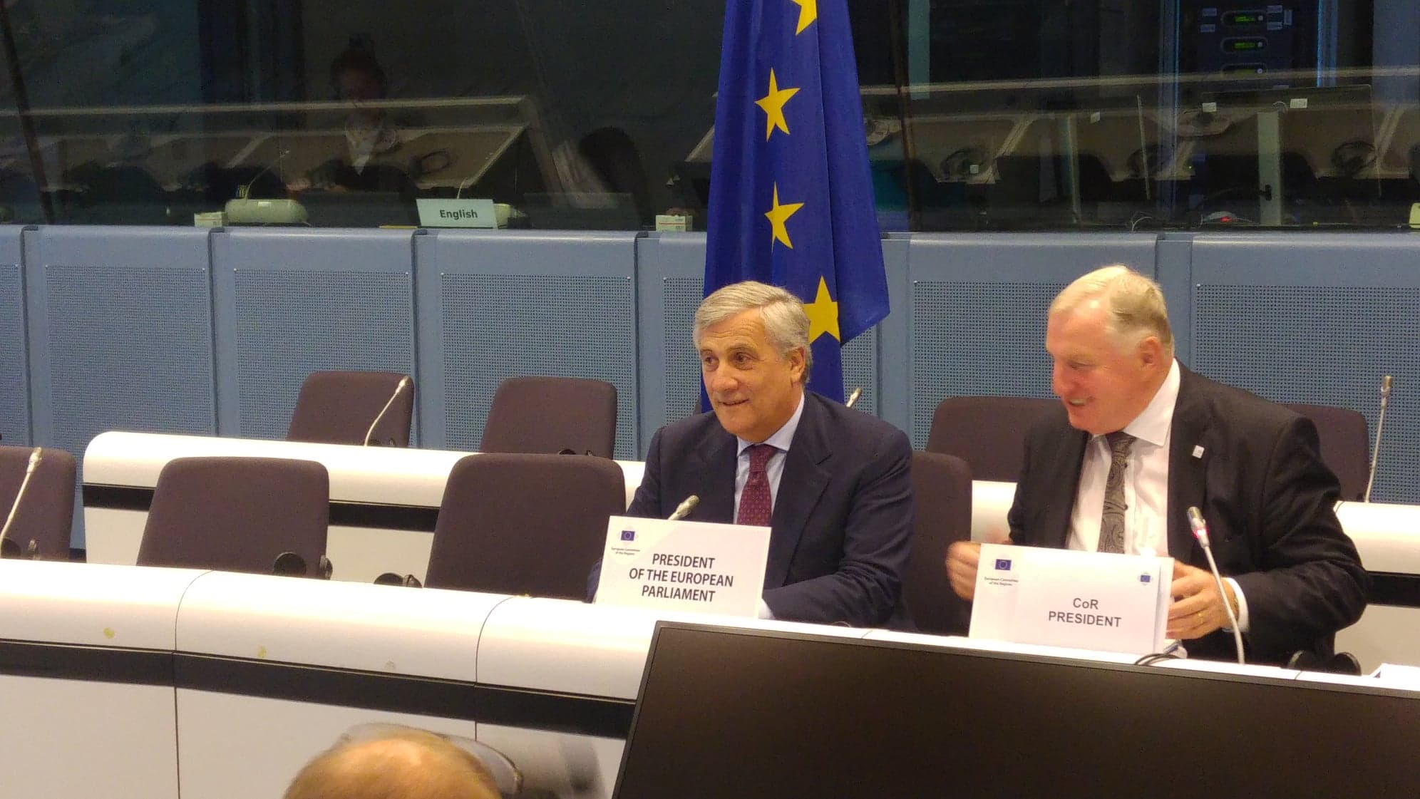 Antonio Tajani, președintele Parlamentului European: „România nu este o țintă. Noi apărăm statul de drept peste tot.”