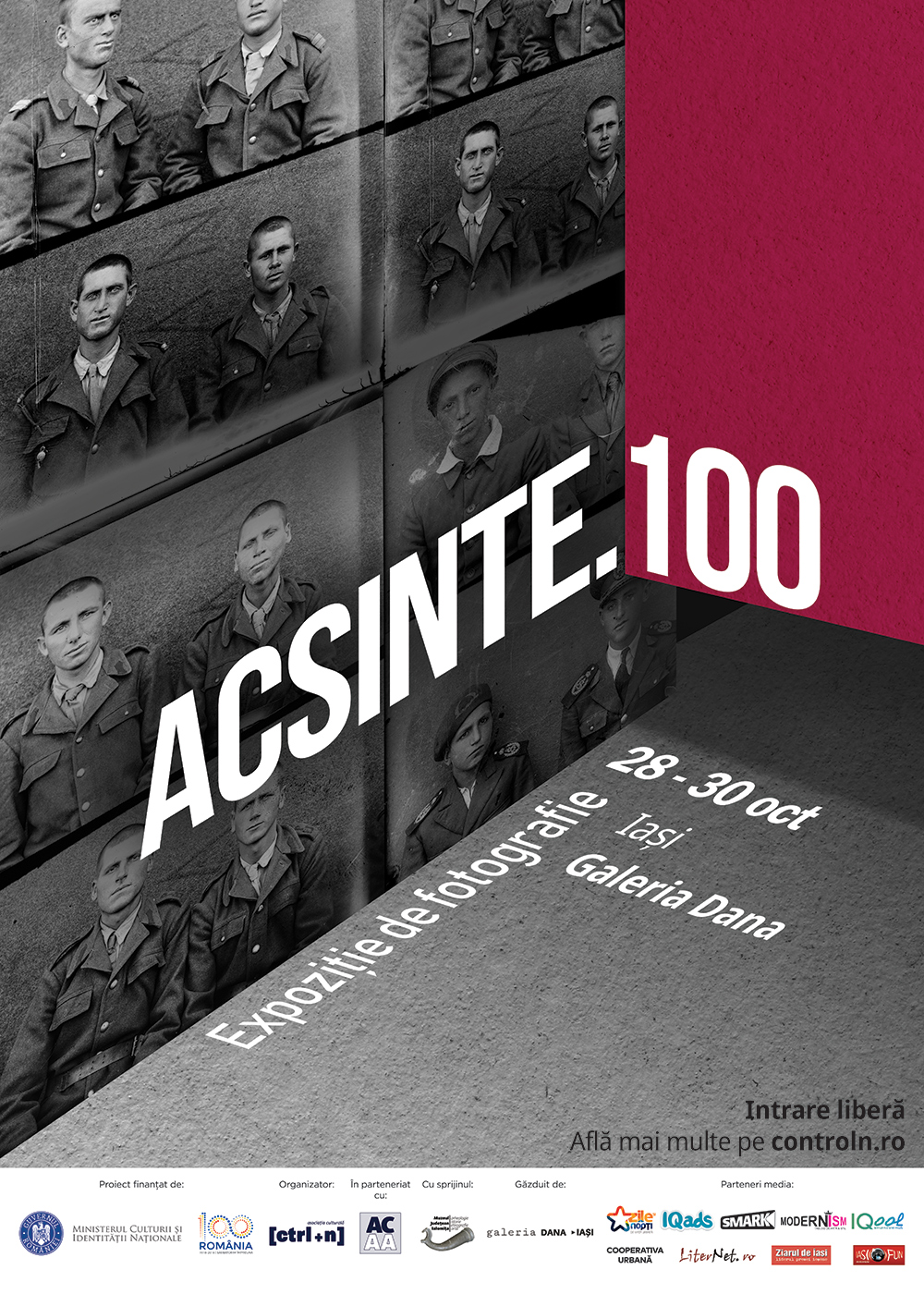 ACSINTE.100/expoziția itinerantă de fotografie/ ajunge pentru trei zile în Iași