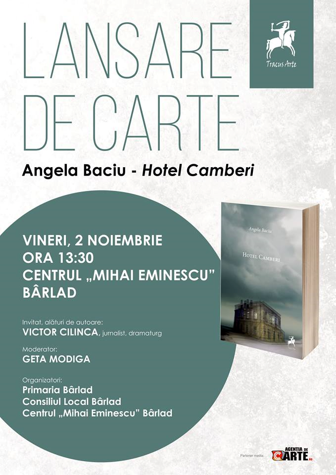 Lansarea cărții „Hotel Camberi”, de Angela Baciu