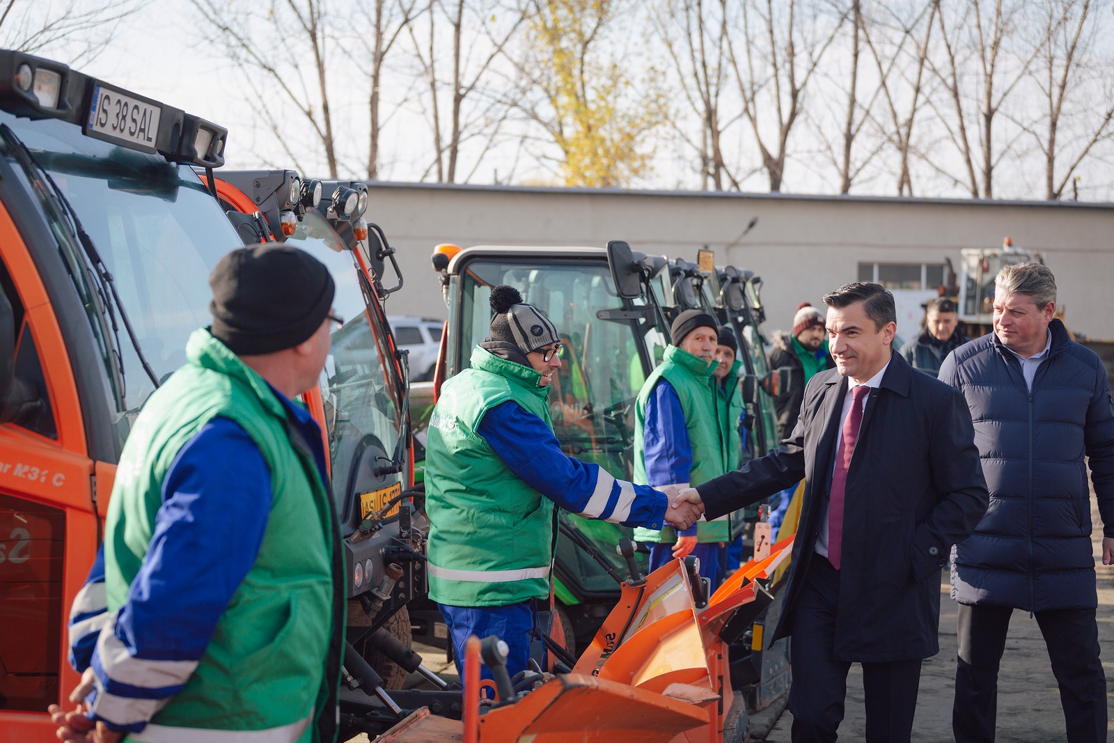 (FOTO) Iaşi: Municipalitatea este pregătită pentru sezonul rece