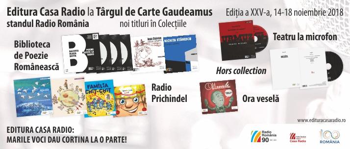 20 de ani cu Editura Casa Radio: cărţi şi hărţi sonore la Gaudeamus 2018