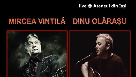 11 decembrie 2018 – Concert Mircea Vintilă și Dinu Olărașu la Ateneul Iași