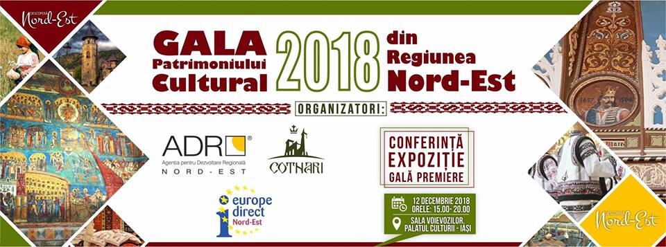 Iaşi: Gală dedicată patrimoniului cultural din Regiunea Nord-Est