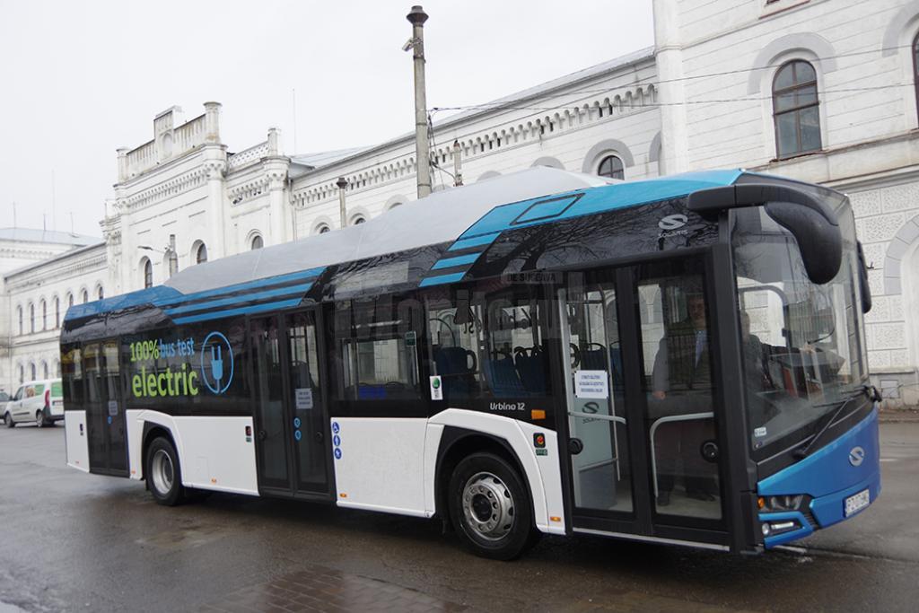 Suceava: Primarul Lungu anunţă că în municipiul reşedinţă vor circula 55 de autobuze electrice din 2019