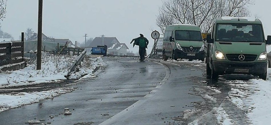  Acţiuni de deszăpezire, la Botoşani