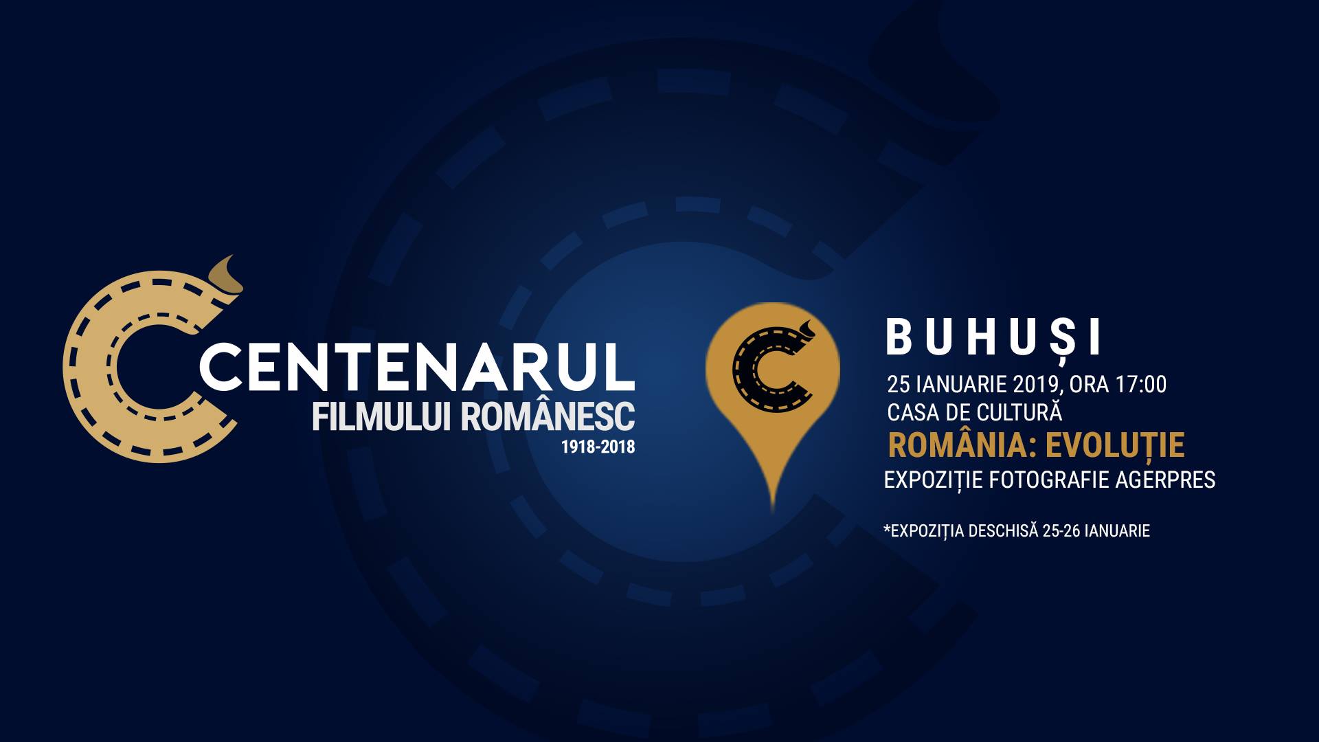 CENTENARUL FILMULUI ROMÂNESC ajunge la BUHUȘI