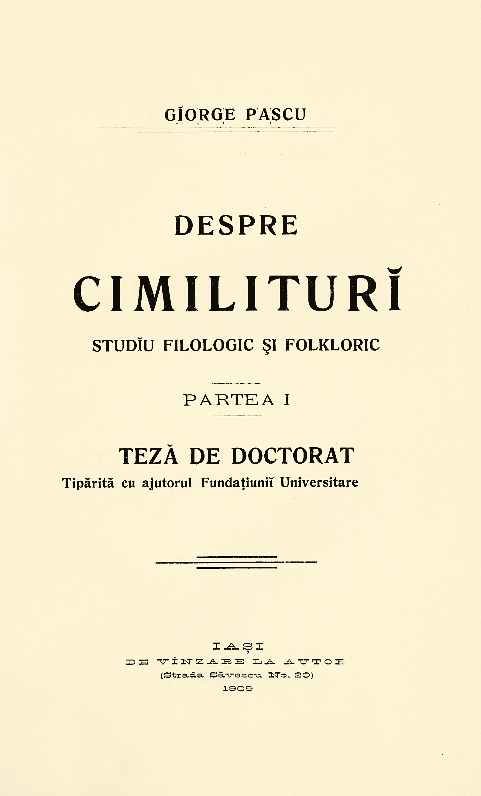 Centenar sărbătorit prin 100 de cărți de acum 100 de ani, la Iași – Tradiții cu Dumitru Șerban (ora 21:03, 21.02.2019)