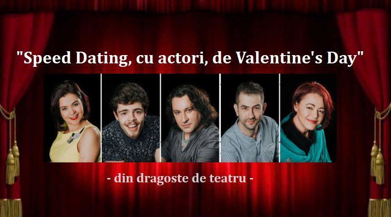 Speed Dating, cu actori, de Valentine’s Day la Teatrul Municipal “Bacovia”