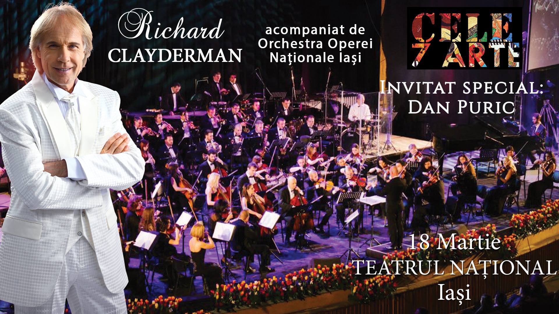 Richard Clayderman – Cele 7 arte – Iaşi