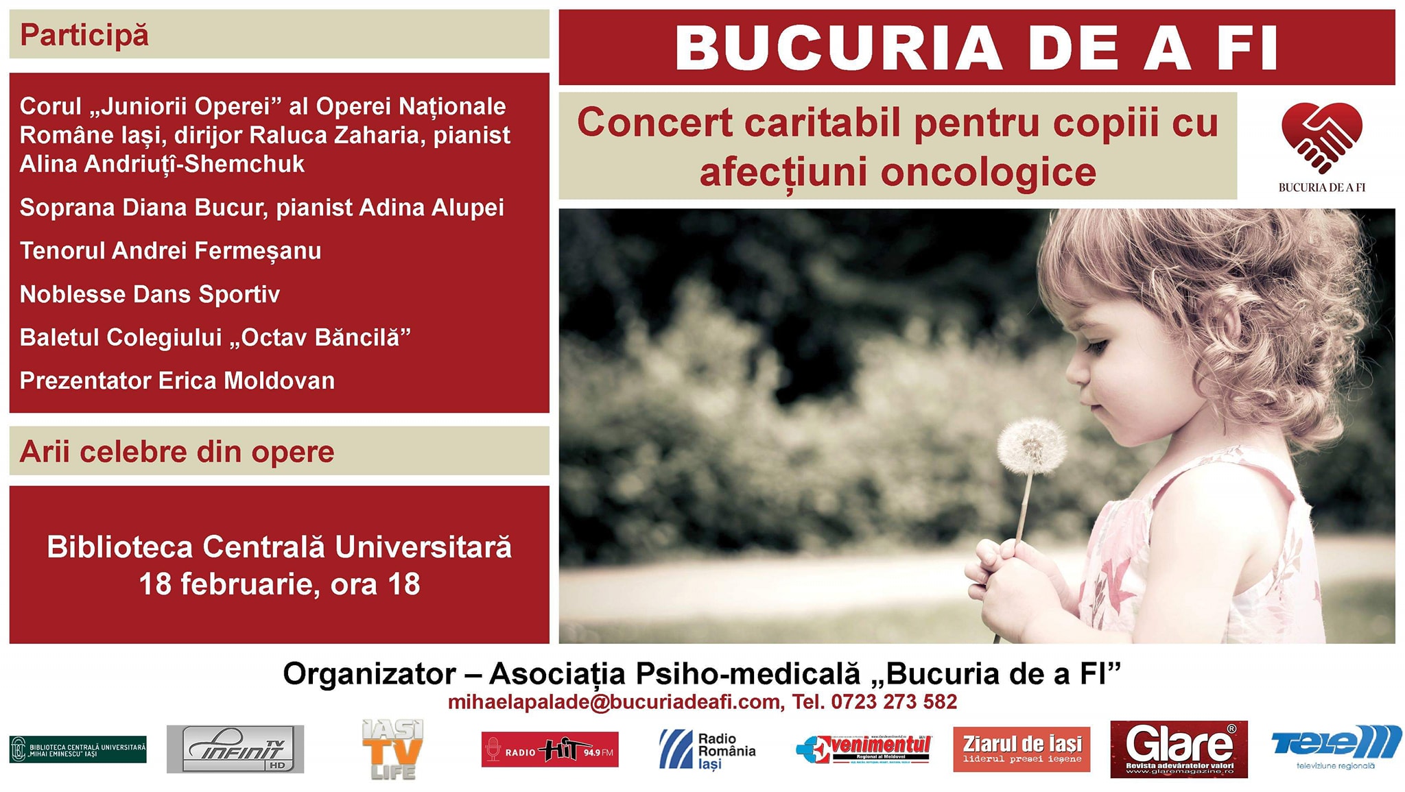 (REPORTAJ) 15 februarie este celebrată Ziua internațională a copilului bolnav de cancer