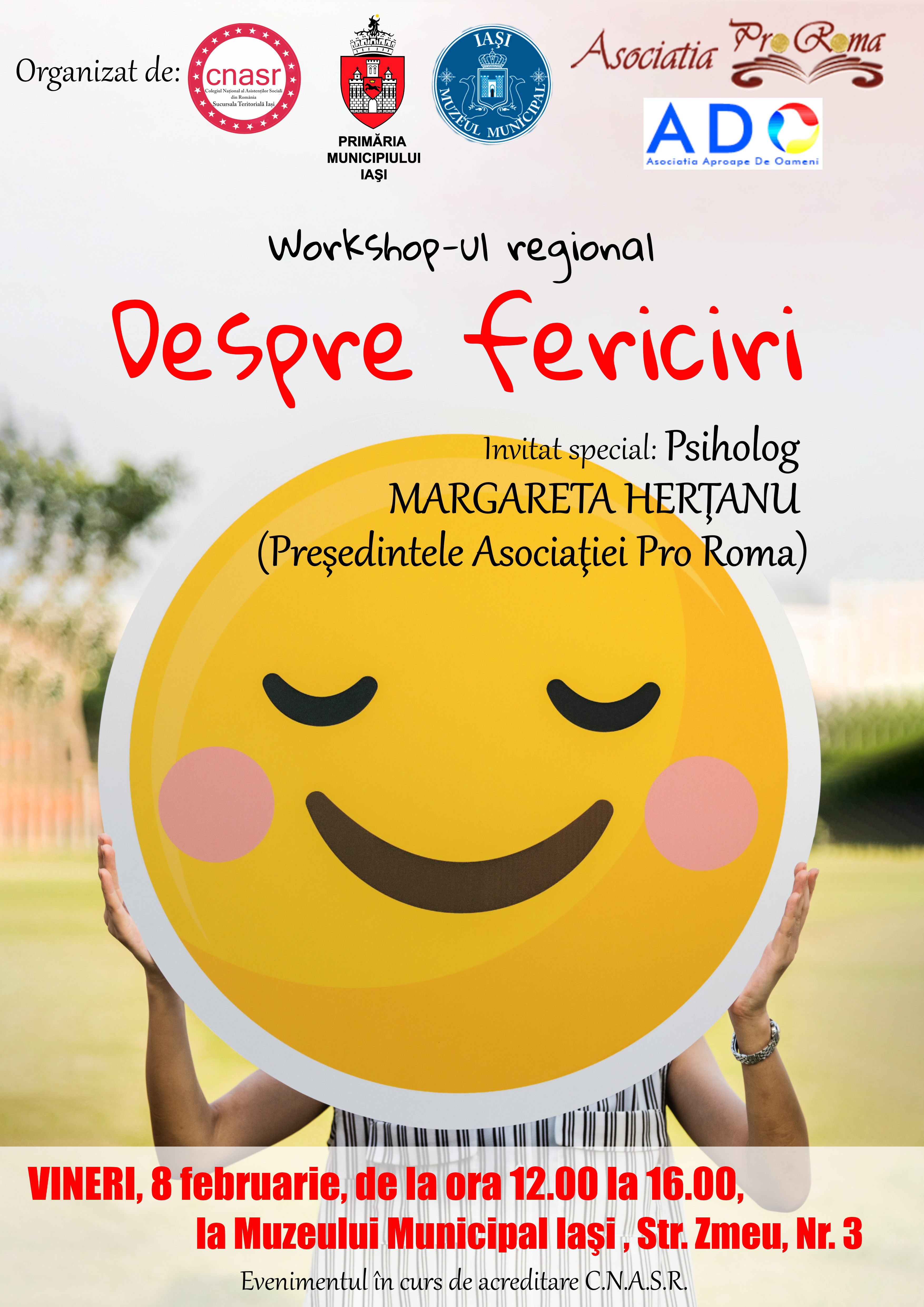 Workshop regional cu tema „Despre fericiri …….” la Muzeul Municipal Iași