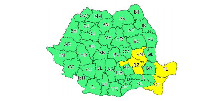 (UPDATE) Ninsori viscolite, vânt şi răcire accentuată în zona Moldovei