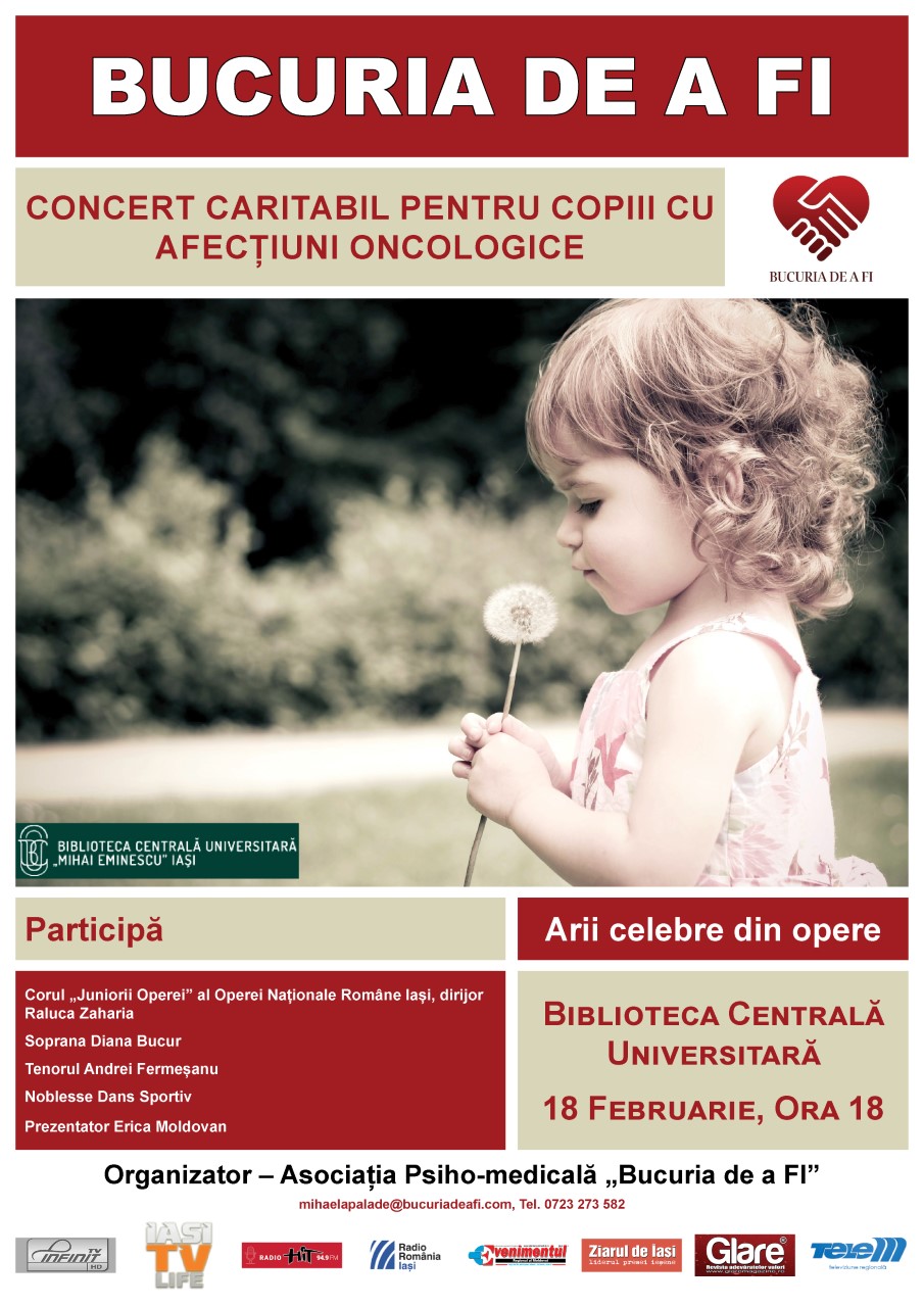 „Concert caritabil pentru copiii cu afecțiuni oncologice”