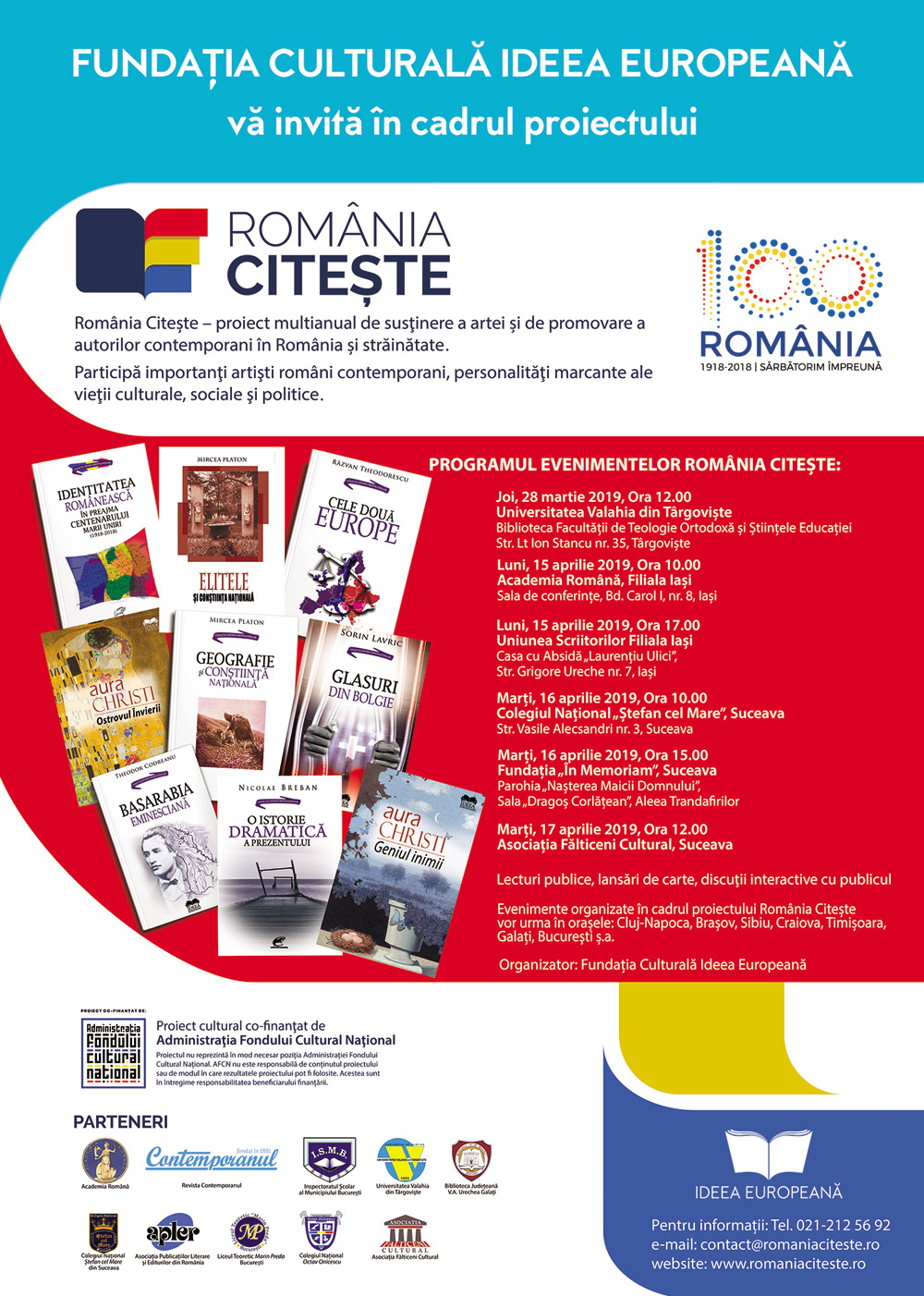 RomâniaCitește.ro – proiect multianual de susţinere a artei și de promovare a autorilor contemporani în România și străinătate